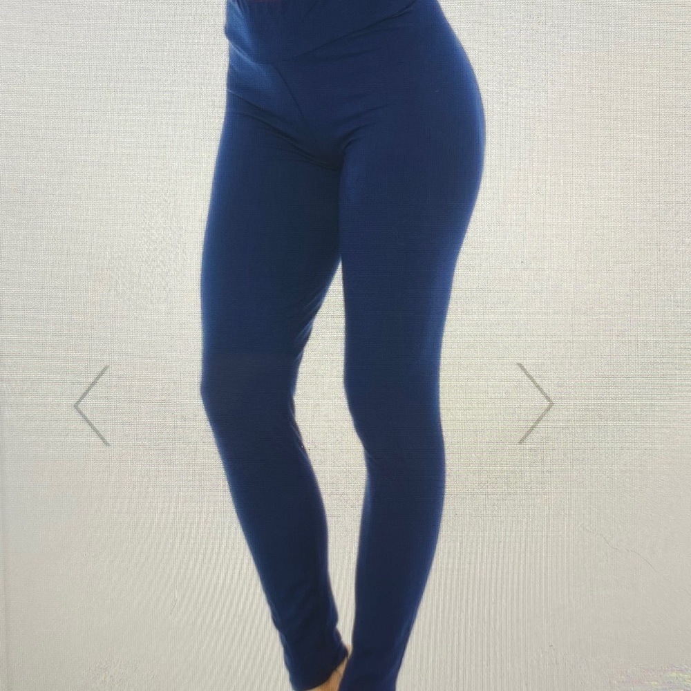 Women’s plus Size Navy Leggings with tummy Control